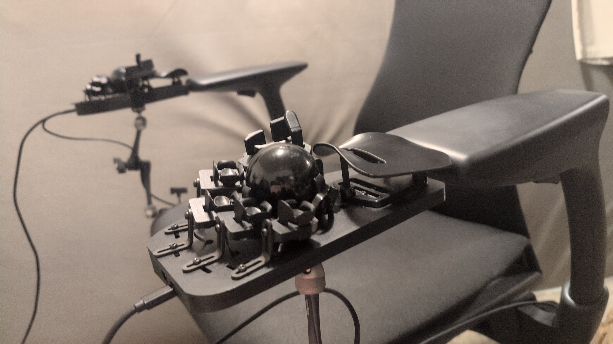 Chair-mounted Svalboard