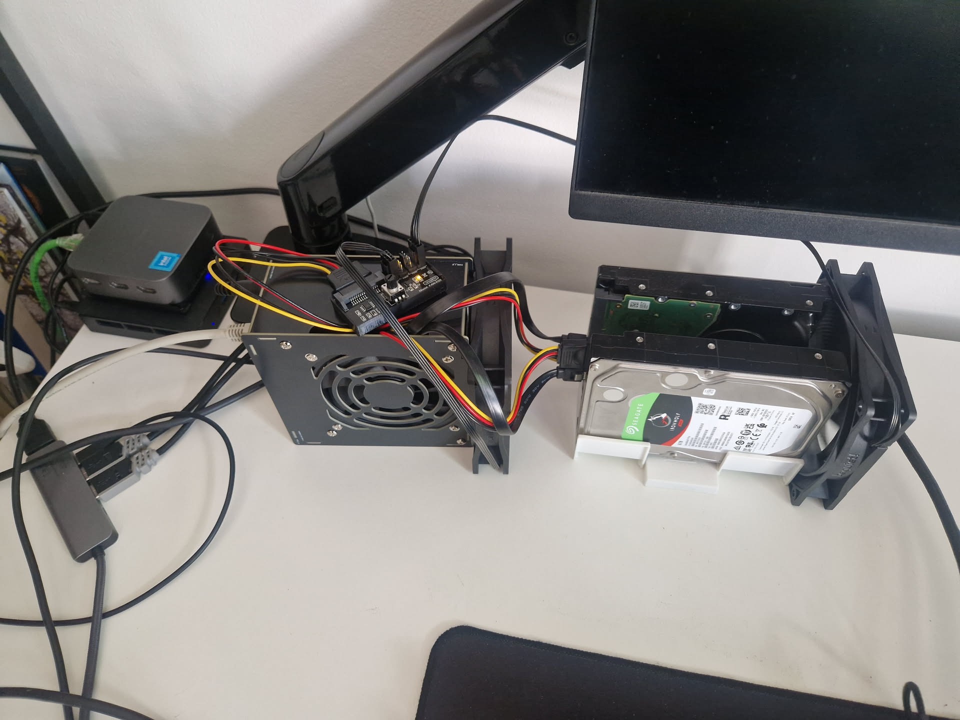 Rate my one year old homelab.