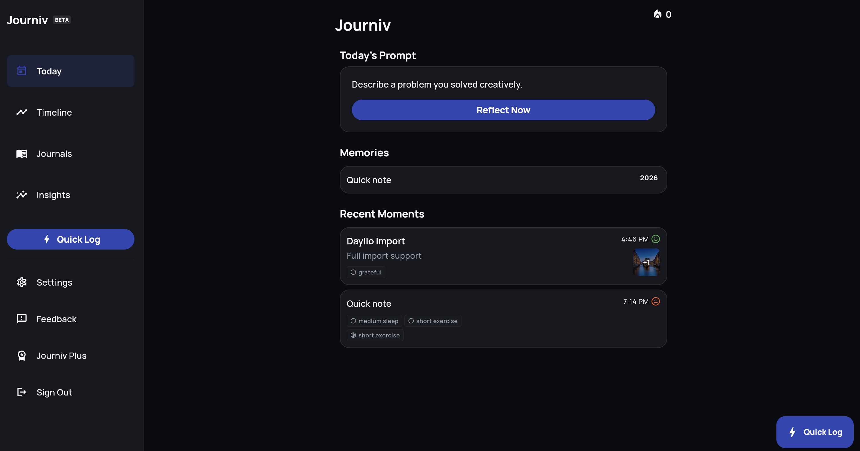 journiv self hosted journal